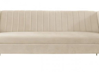 Luxury Green Chesterfield Three-Seater Upholstered Furniture Hotel Living Room Practice Velvet